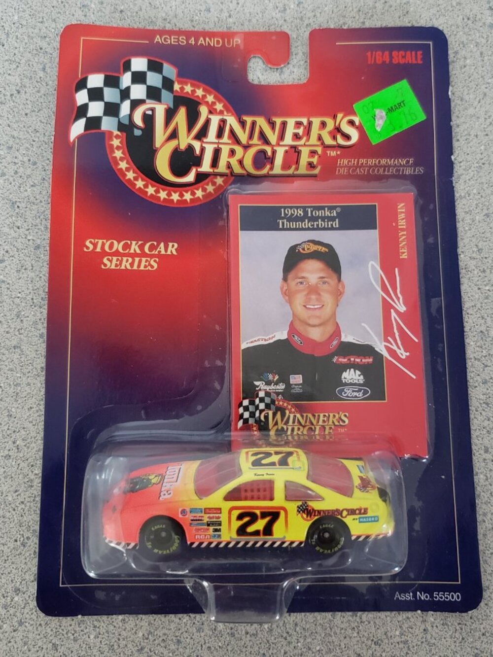 Winner's Circle Kenny Irwin #27 stock car race 1/64